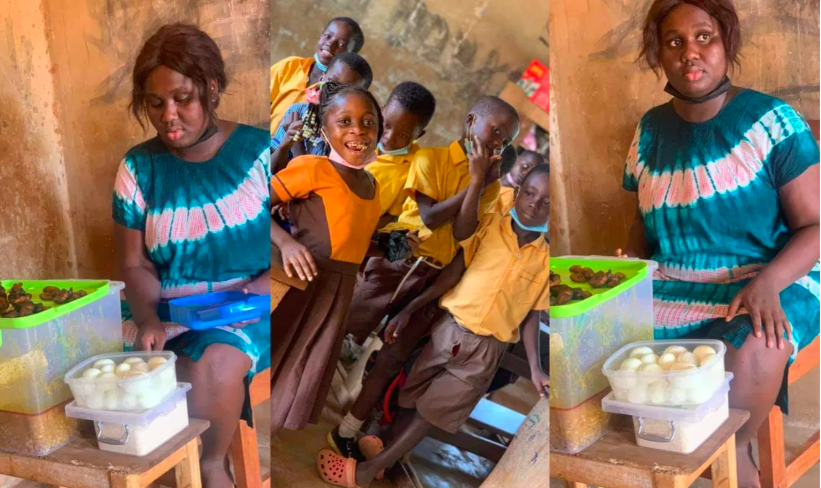 GES hunts for Abenah Serwaah Mankosa Teacher Who Uses Her Salary To Feed Pupils